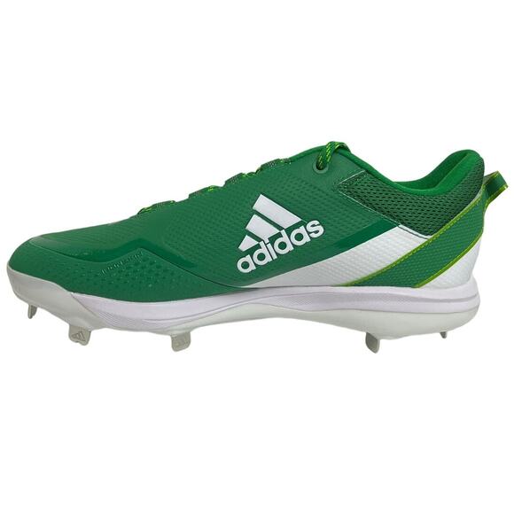 adidas Men\'s Icon 7 Green & White Baseball Cleats 12.5 12 1/2 Men New main image 4